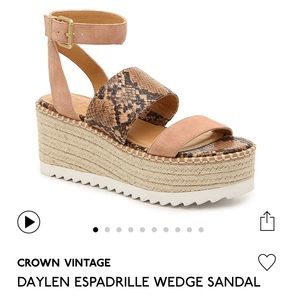 Espadrilles wedge Sandal/ gladiator